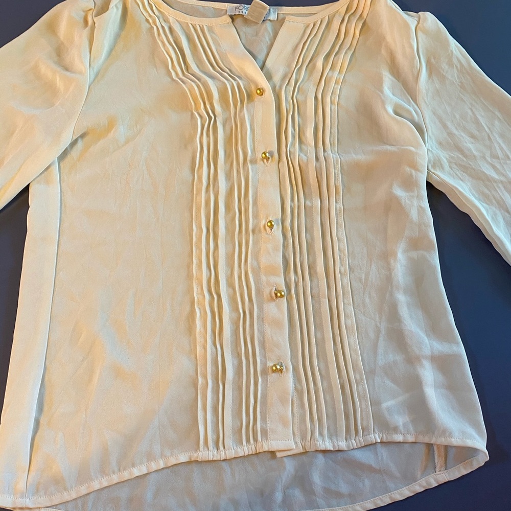 Fancy Tan Blouse